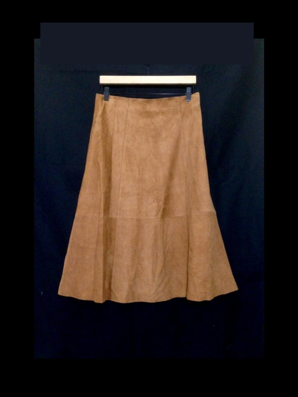 Madewell Seamed Suede Midi Circle Skirt Sample - Size 6 - NWT